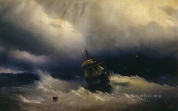 海のボート ロマンチックな イワン・アイヴァゾフスキー ロシア Oil Paintings